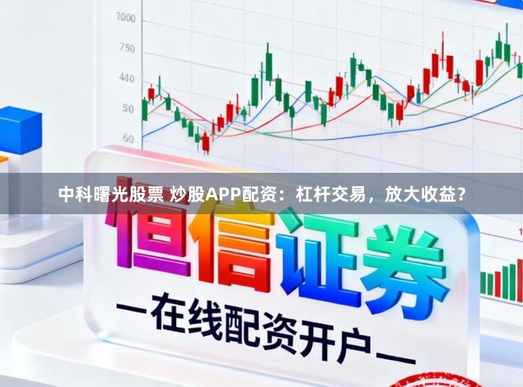 中科曙光股票 炒股APP配资：杠杆交易，放大收益？